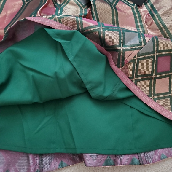 SOLD NWT Tuckernuck Metallic Mosaic Indre Dress szXS - Picture 9 of 15